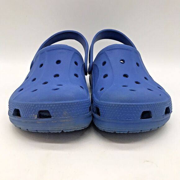 Crocs Classic Clogs Unisex Childs J 3 Blue Slip On Strap Waterproof Sandal 15908 - Picture 2 of 11